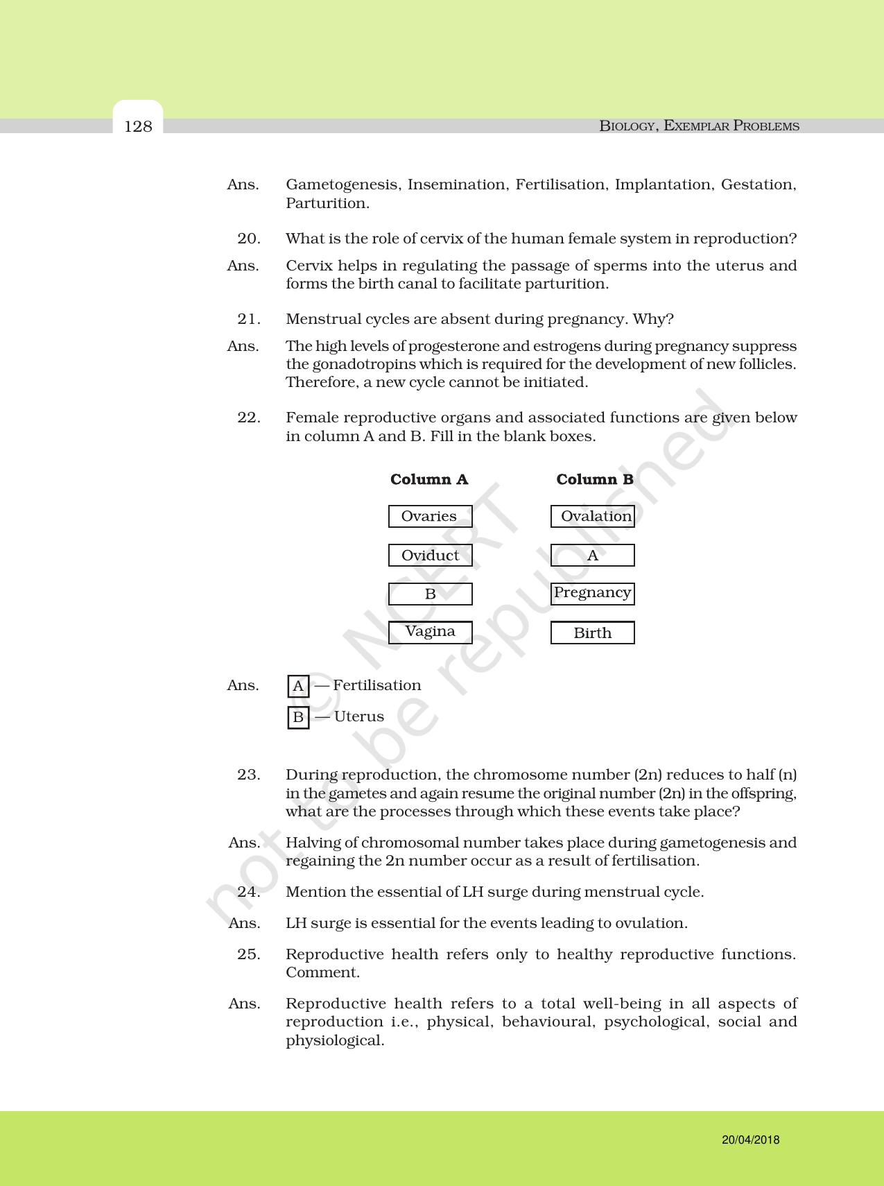 NCERT Exemplar Class 12: Biology - Answers to Descriptive Questions - Page 4