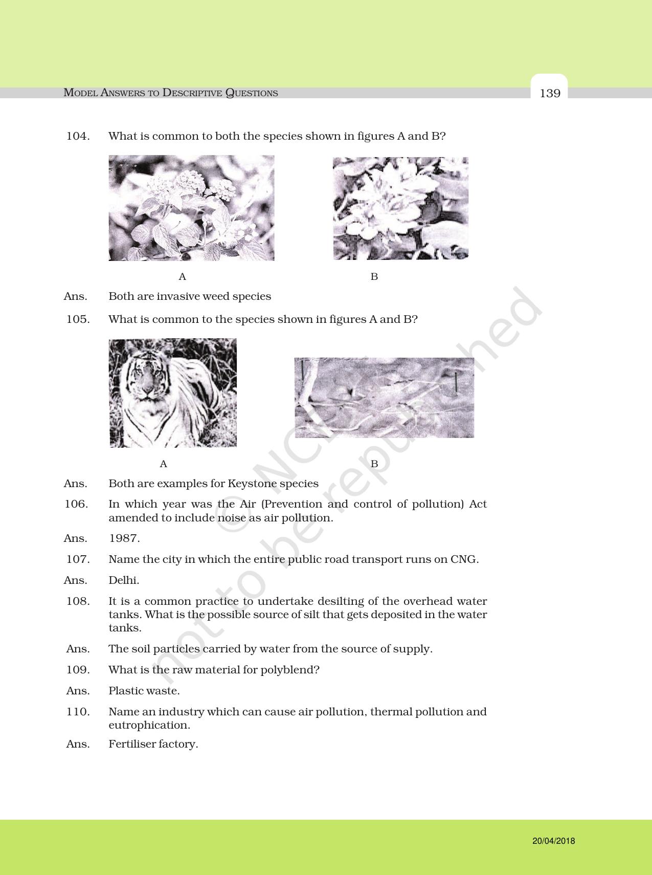 NCERT Exemplar Class 12: Biology - Answers to Descriptive Questions - Page 15