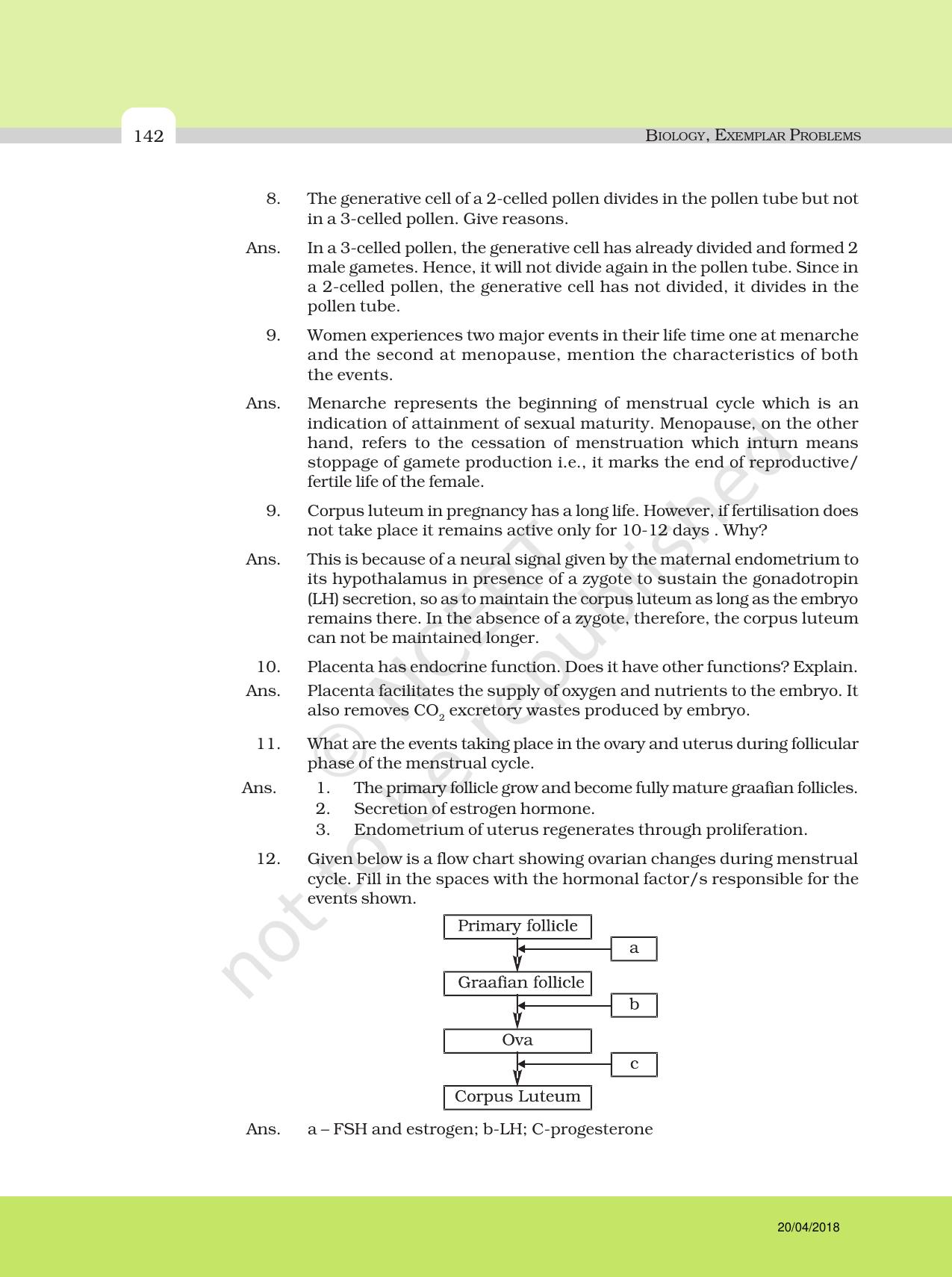 NCERT Exemplar Class 12: Biology - Answers to Descriptive Questions - Page 18