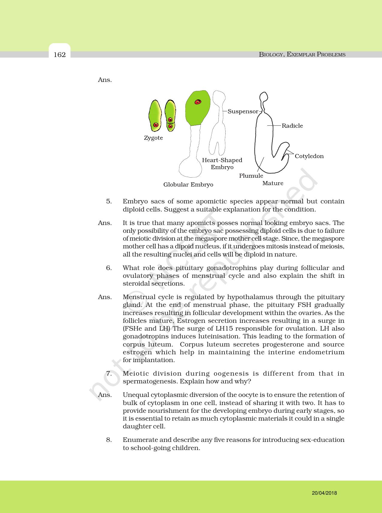 NCERT Exemplar Class 12: Biology - Answers to Descriptive Questions - Page 38
