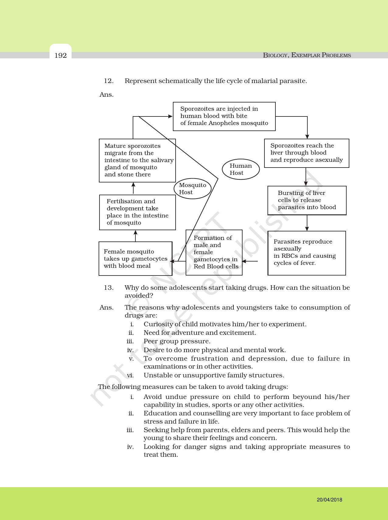 NCERT Exemplar Class 12: Biology - Answers to Descriptive Questions - Page 68