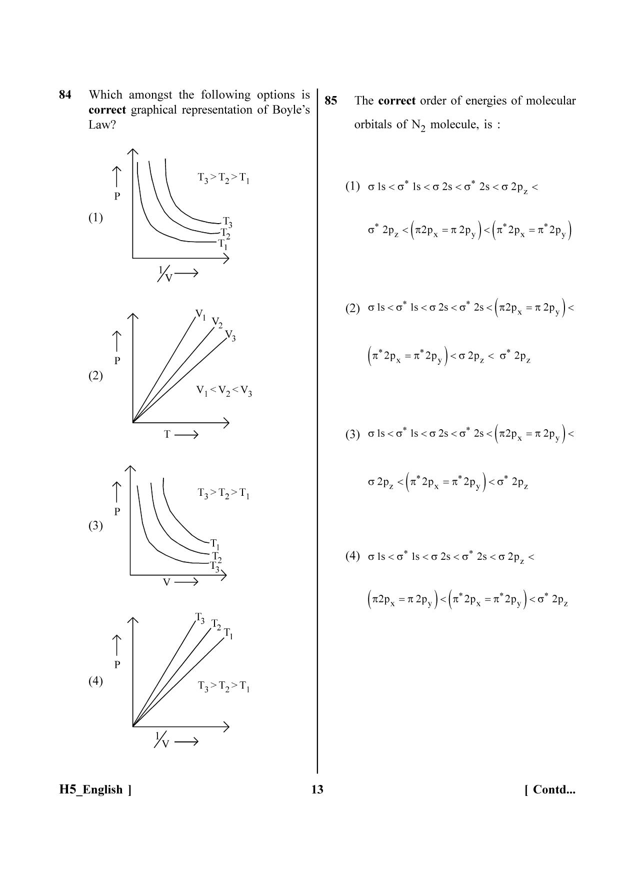 NEET 2023 H5 Question Paper - Page 13