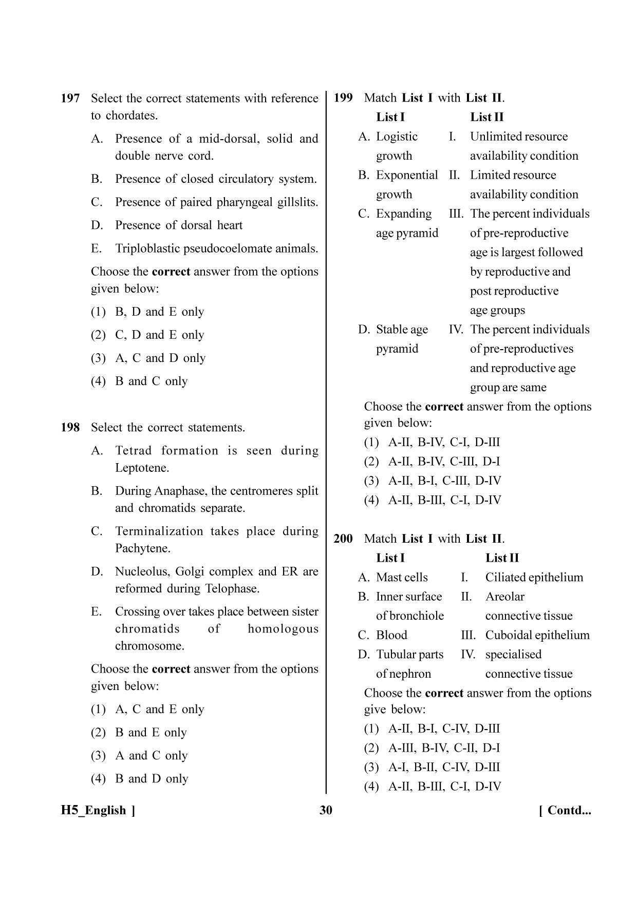 NEET 2023 H5 Question Paper - Page 30