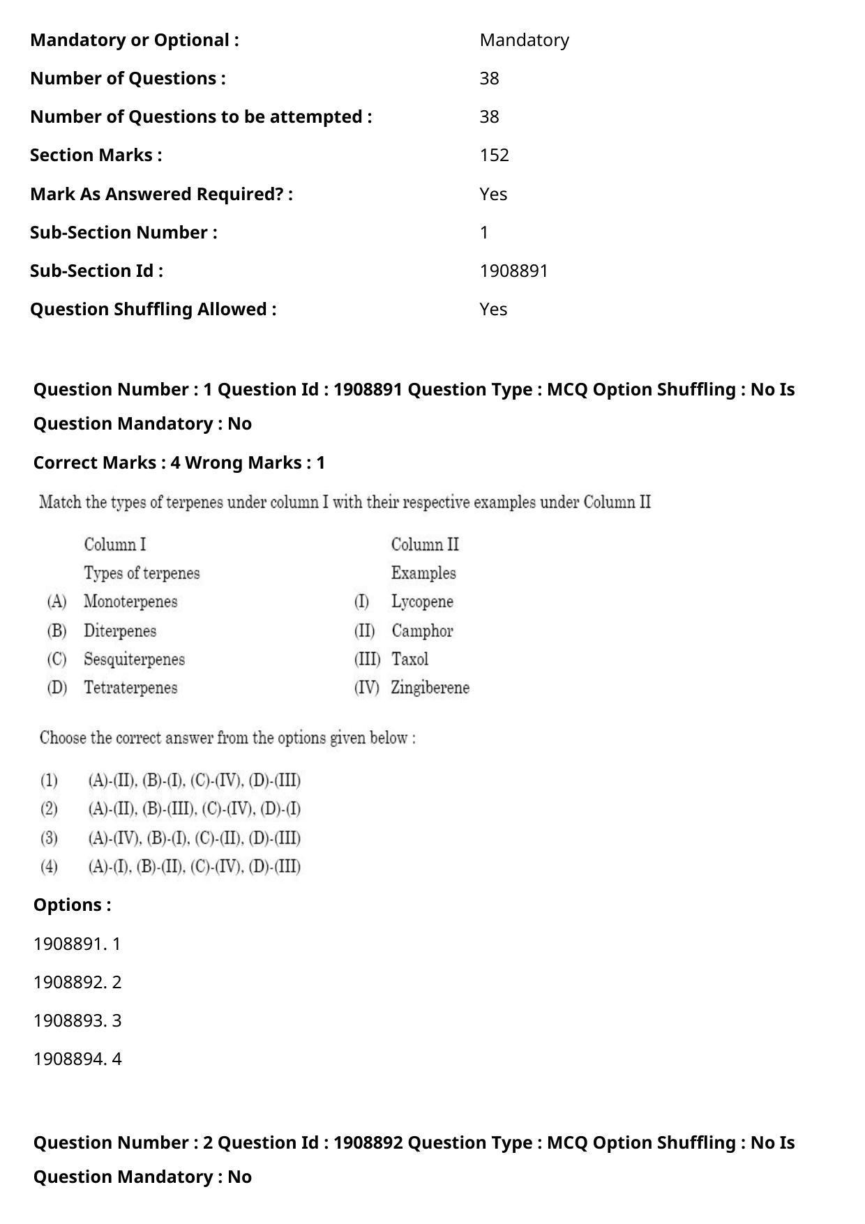 GPAT 2021 27th Feb 2021 Shift 2 Set 1 Question Papers - Page 2