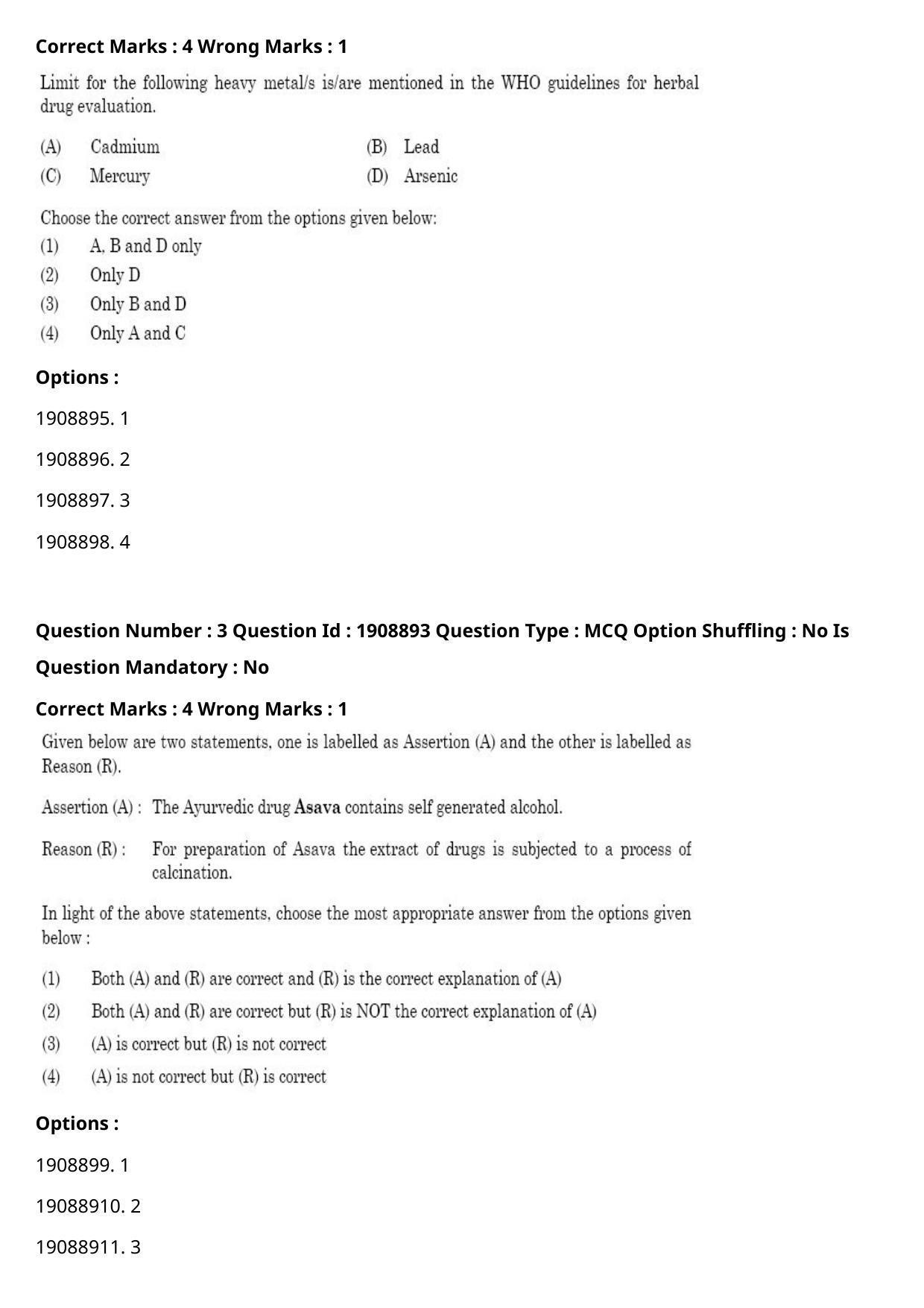 GPAT 2021 27th Feb 2021 Shift 2 Set 1 Question Papers - Page 3