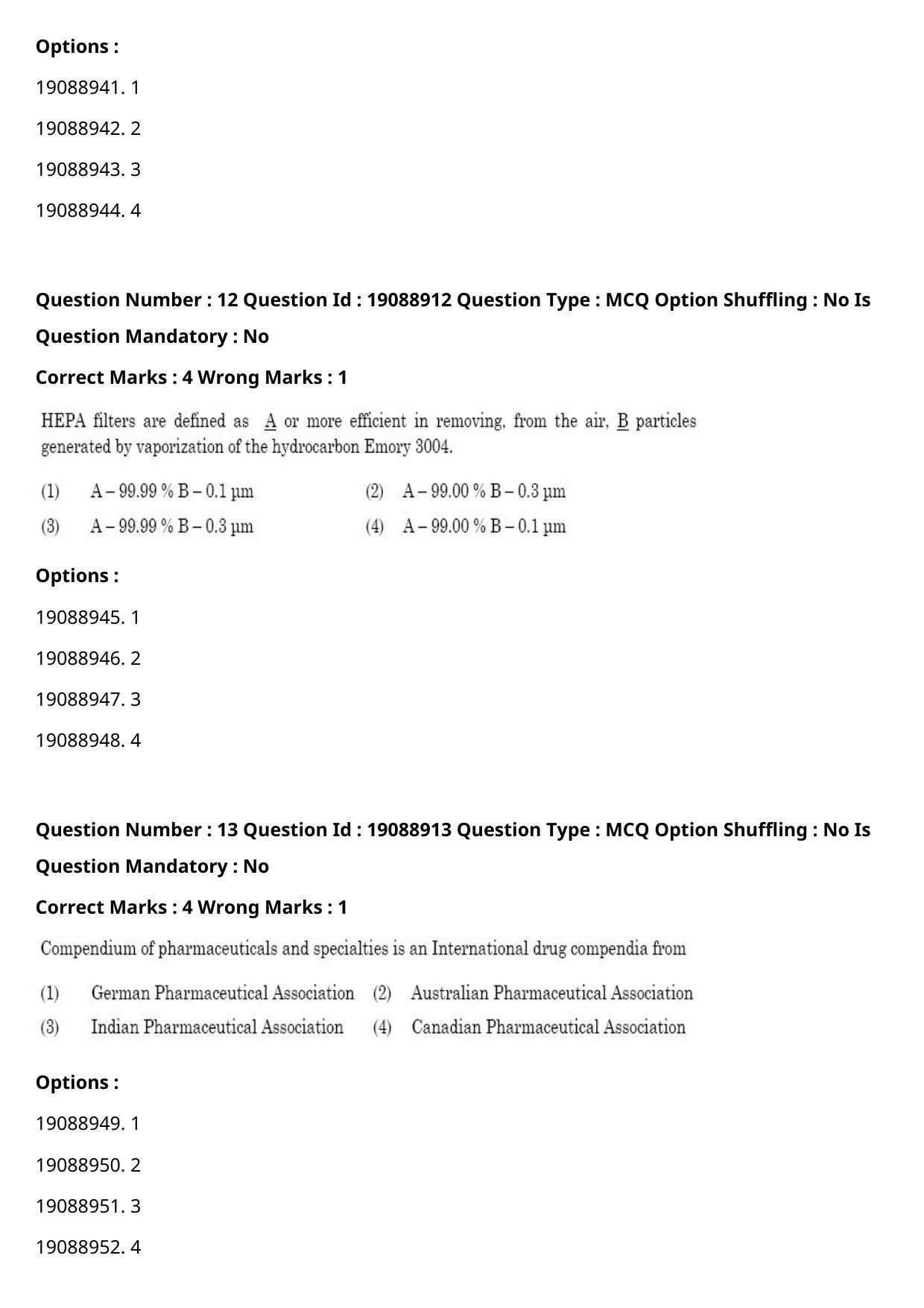 GPAT 2021 27th Feb 2021 Shift 2 Set 1 Question Papers - Page 8