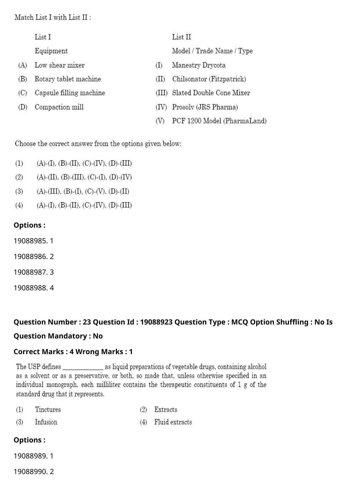 GPAT 2021 27th Feb 2021 Shift 2 Set 1 Question Papers - Page 14