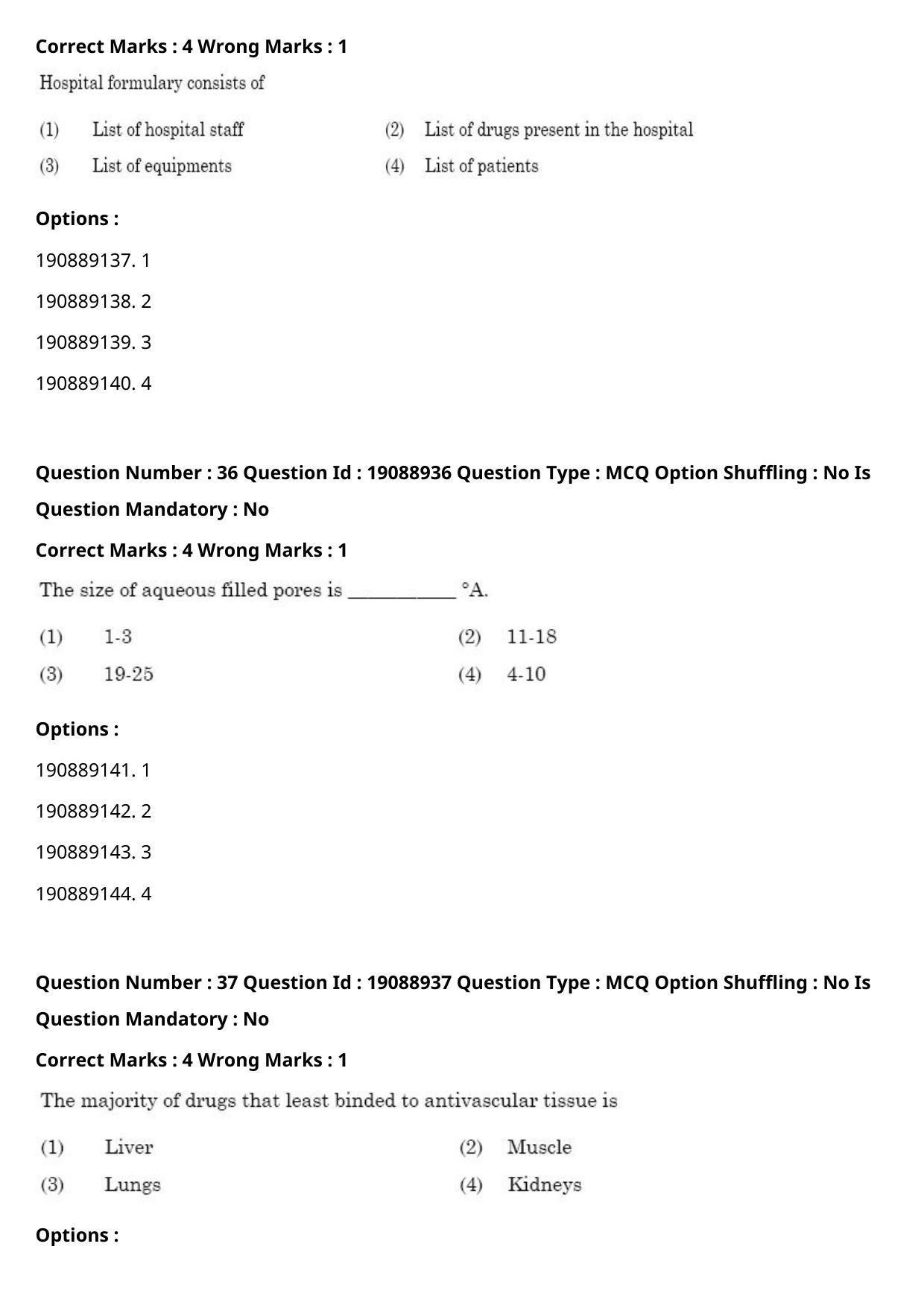GPAT 2021 27th Feb 2021 Shift 2 Set 1 Question Papers - Page 20