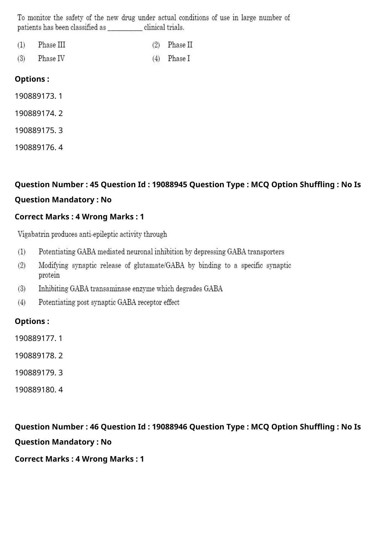 GPAT 2021 27th Feb 2021 Shift 2 Set 1 Question Papers - Page 25