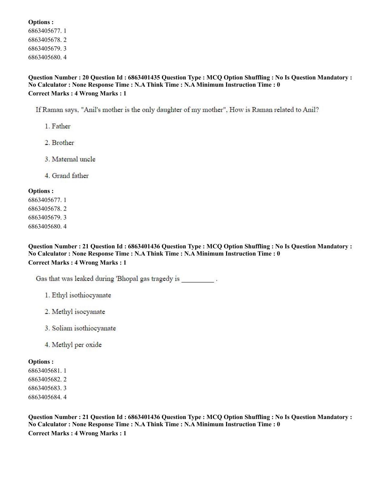 CUET PG 2023: MTQP11 – Water Engineering and Management (Eng.) - Shift 2 (5-06-2023) Question Paper - Page 23