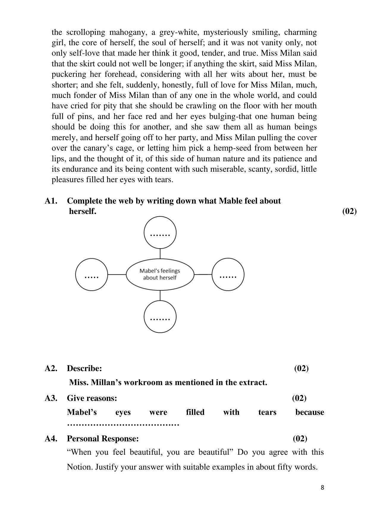 Maharashtra Board Class 12 English - First Language (Medium ENGLISH) 2023 Question Bank - Page 8