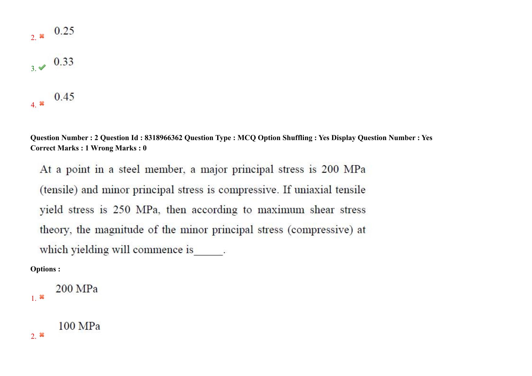 AP PGCET 2025 Civil Engineering Paper with Answer Key - Page 3