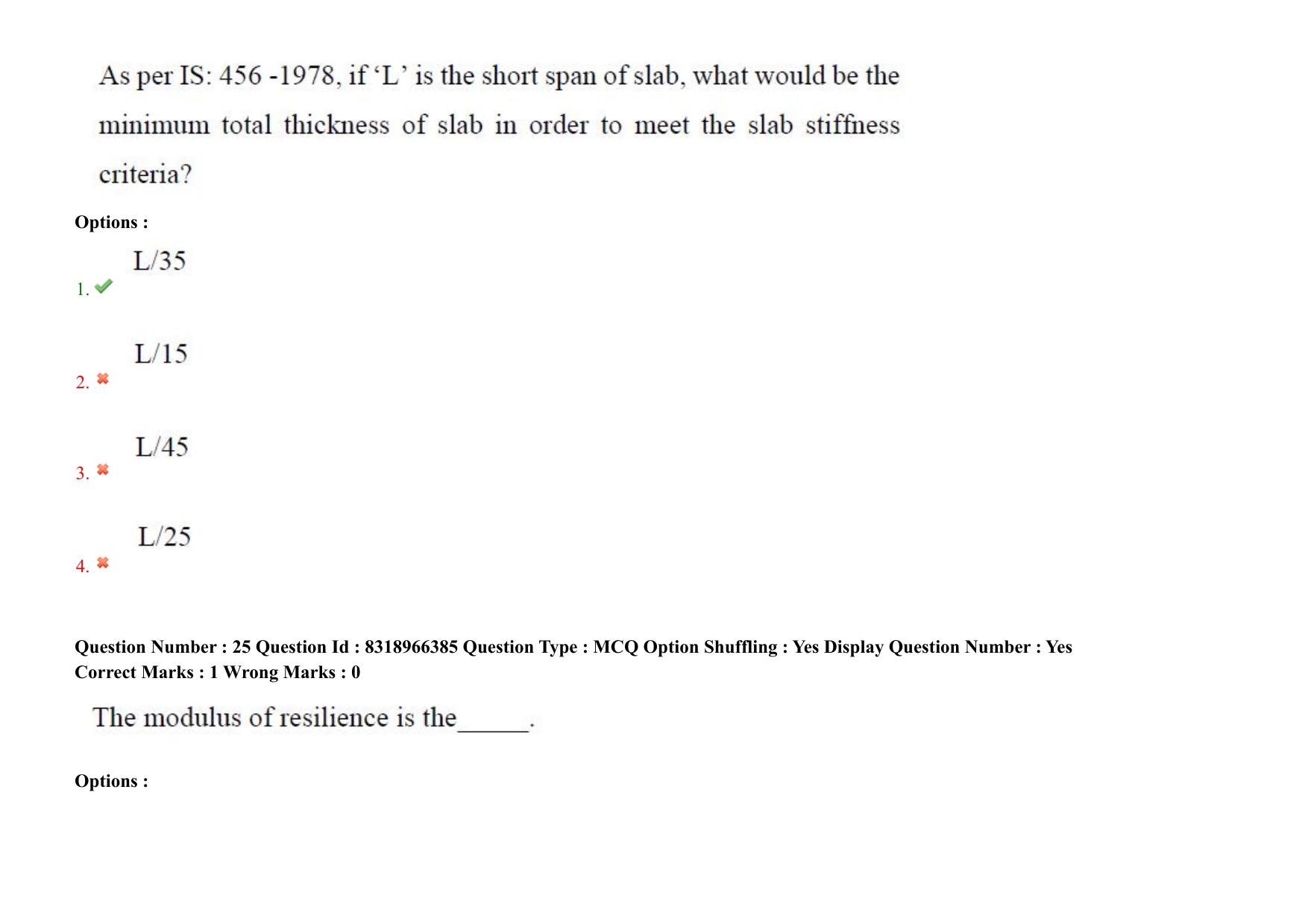 AP PGCET 2025 Civil Engineering Paper with Answer Key - Page 21
