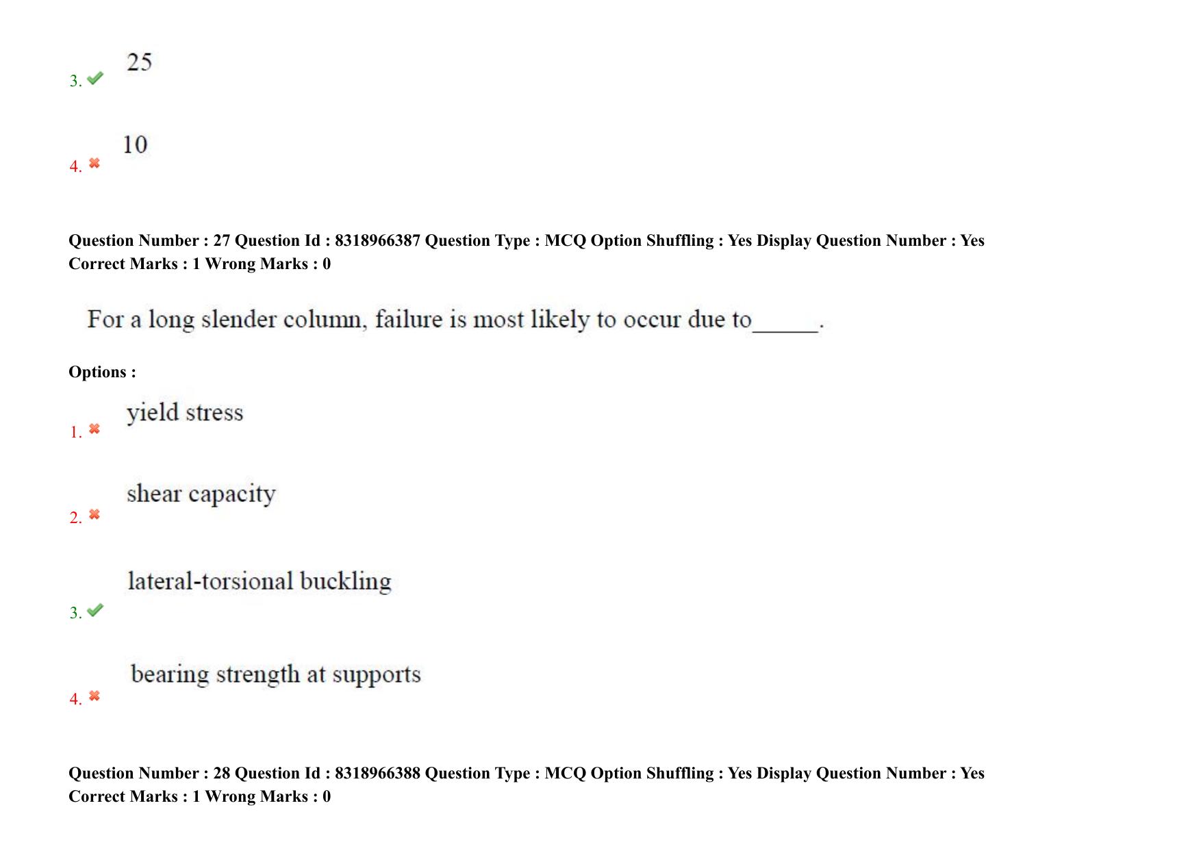 AP PGCET 2025 Civil Engineering Paper with Answer Key - Page 23