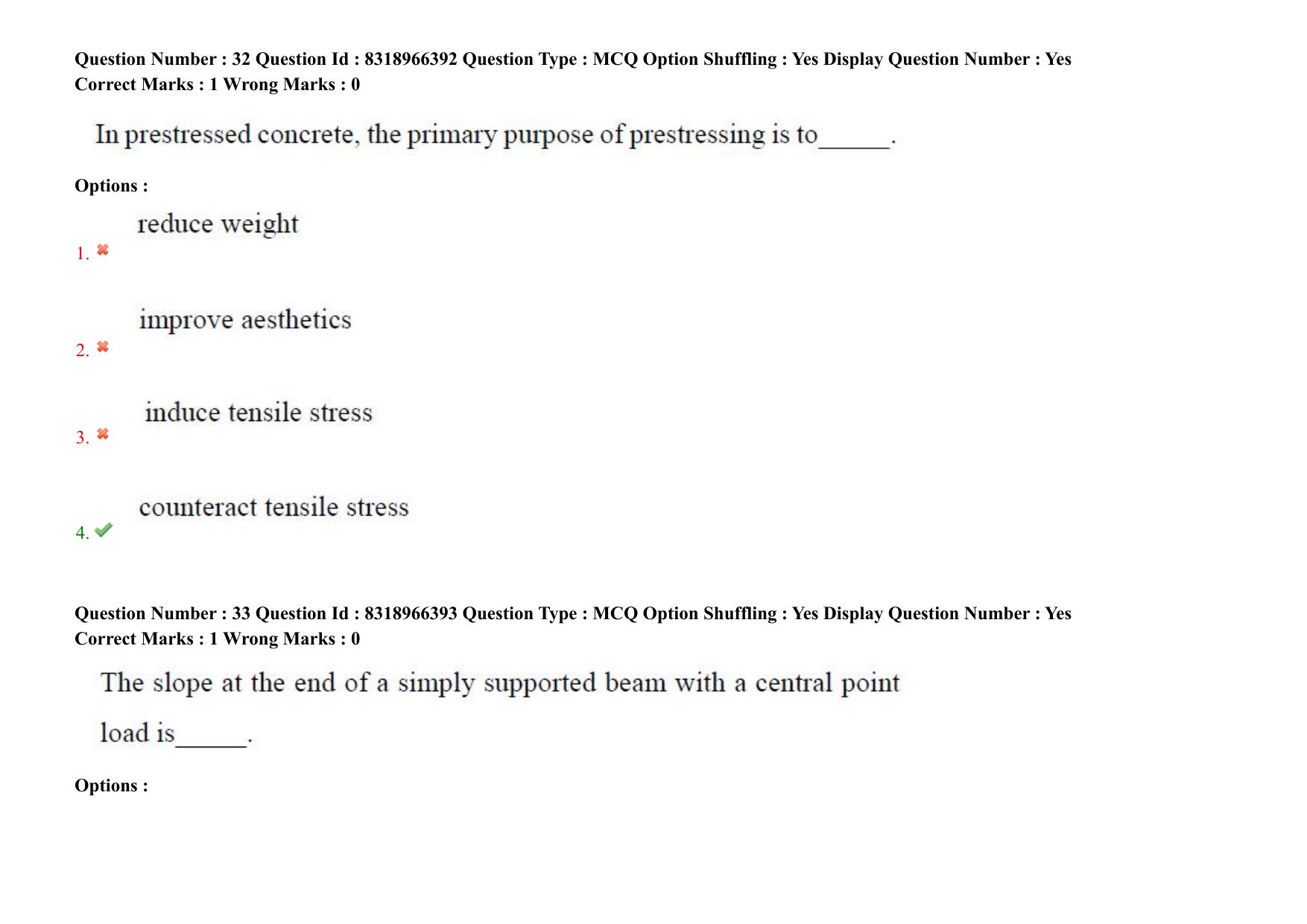 AP PGCET 2025 Civil Engineering Paper with Answer Key - Page 27