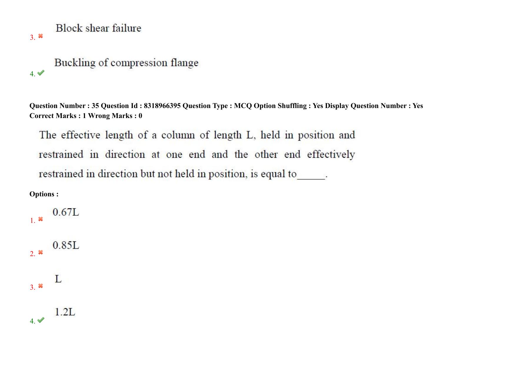 AP PGCET 2025 Civil Engineering Paper with Answer Key - Page 29