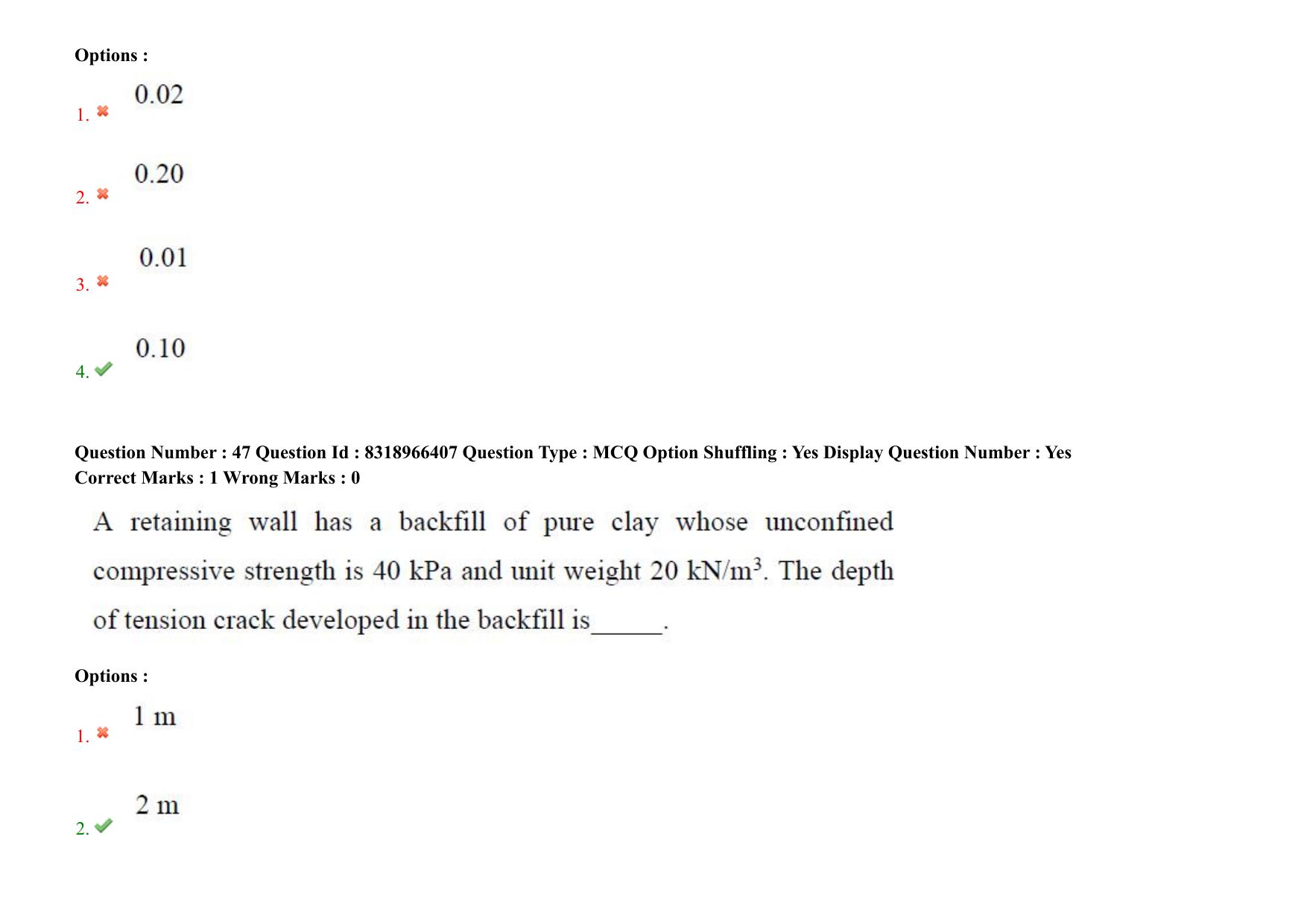 AP PGCET 2025 Civil Engineering Paper with Answer Key - Page 38