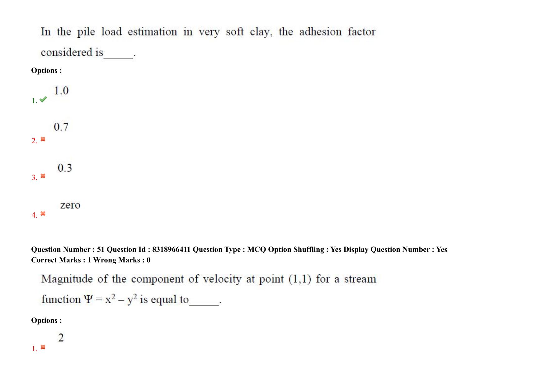 AP PGCET 2025 Civil Engineering Paper with Answer Key - Page 41