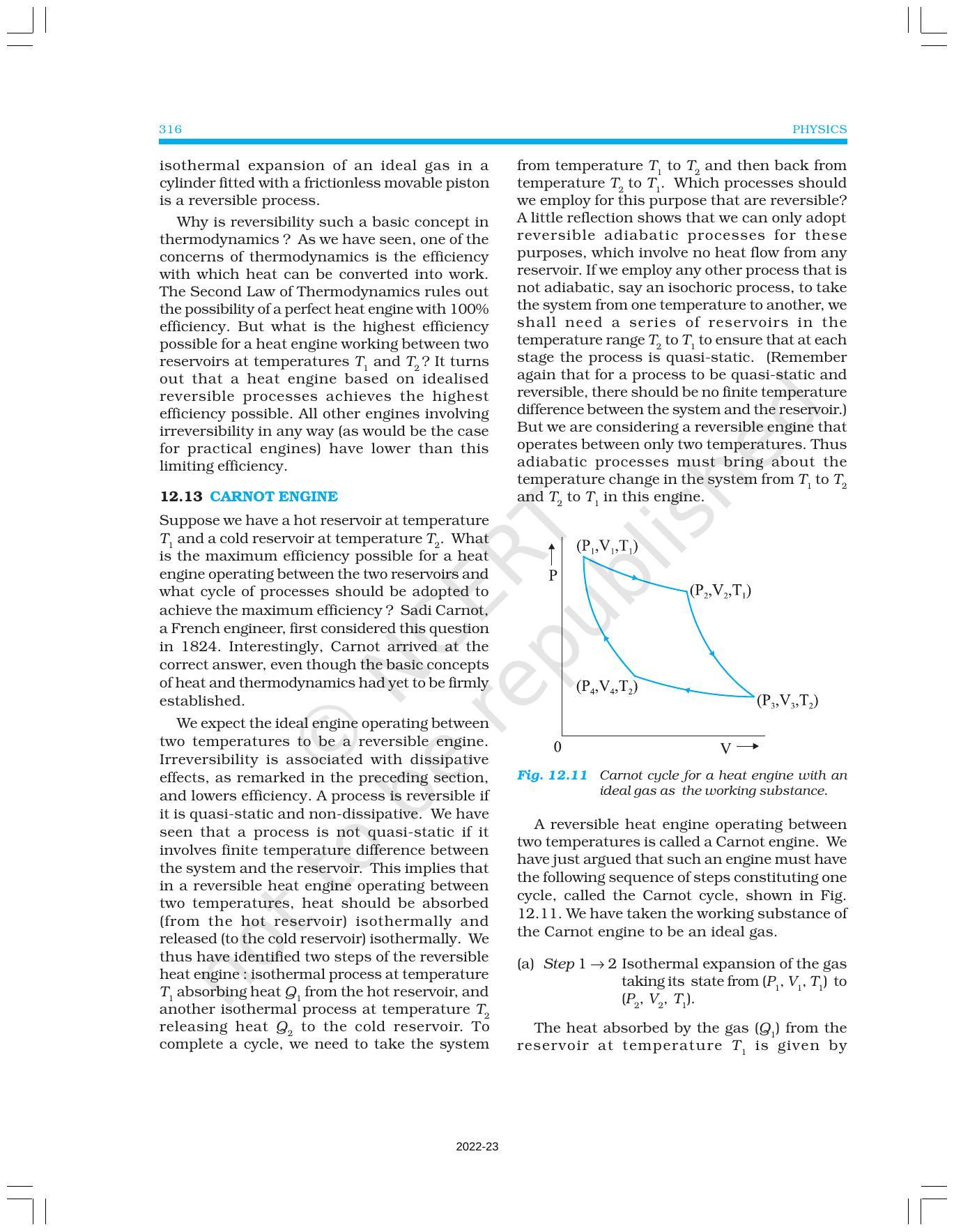 NCERT Book for Class 11 Physics Chapter 12 Thermodynamics - Page 14