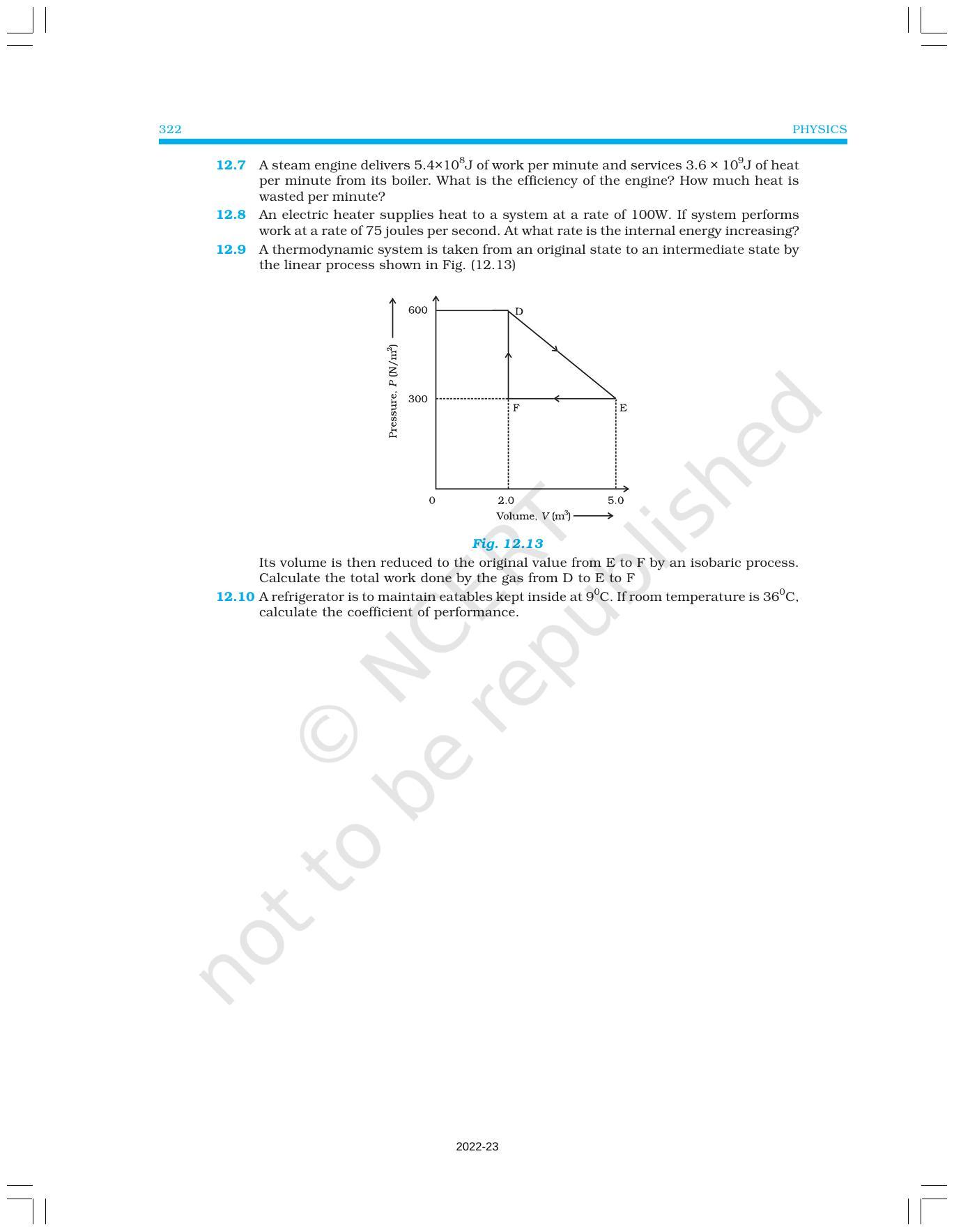 NCERT Book for Class 11 Physics Chapter 12 Thermodynamics - Page 20