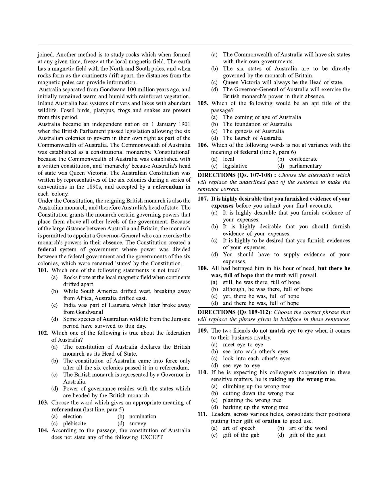 SNAP 2017 Question Paper with Solution - Page 9