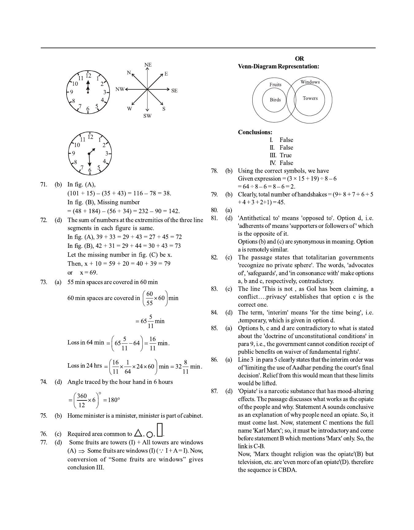 SNAP 2017 Question Paper with Solution - Page 18