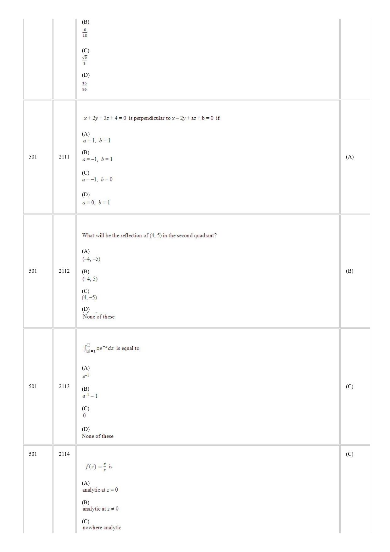 CUSAT CAT 2018 MCA Question Paper - Page 3
