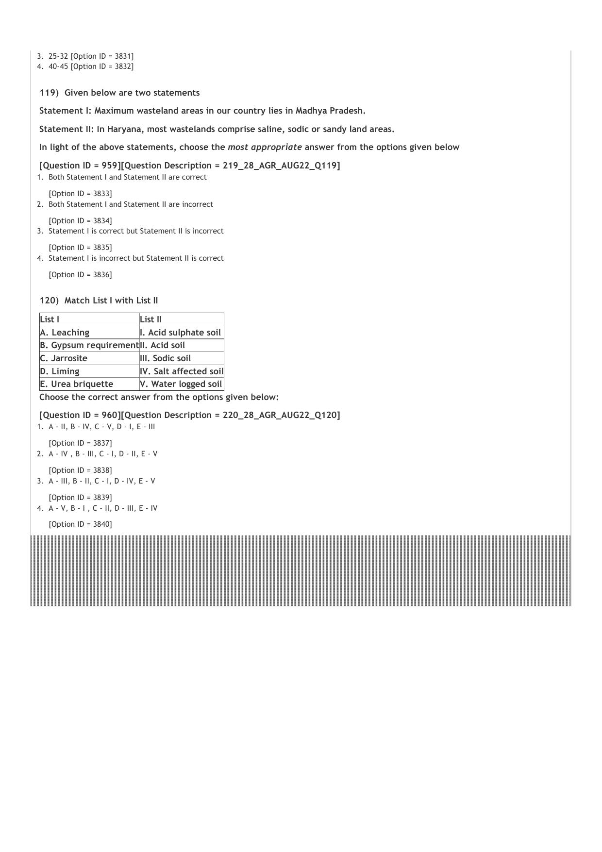 ICAR AIEEA PG 2022 AGRONOMY Question Paper - Page 20