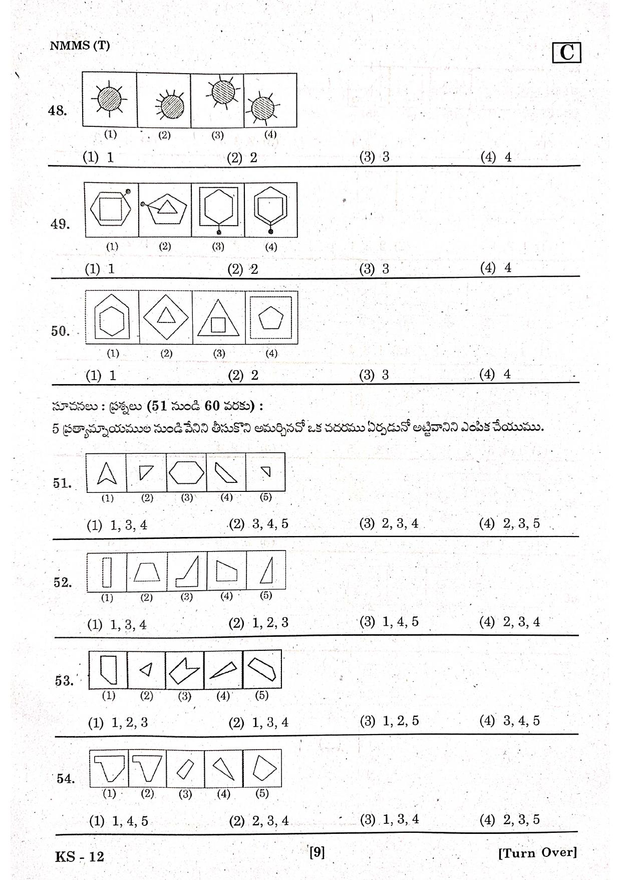 NMMS Feb 2021 - Booklet Code-C (Telugu Medium) - Page 7