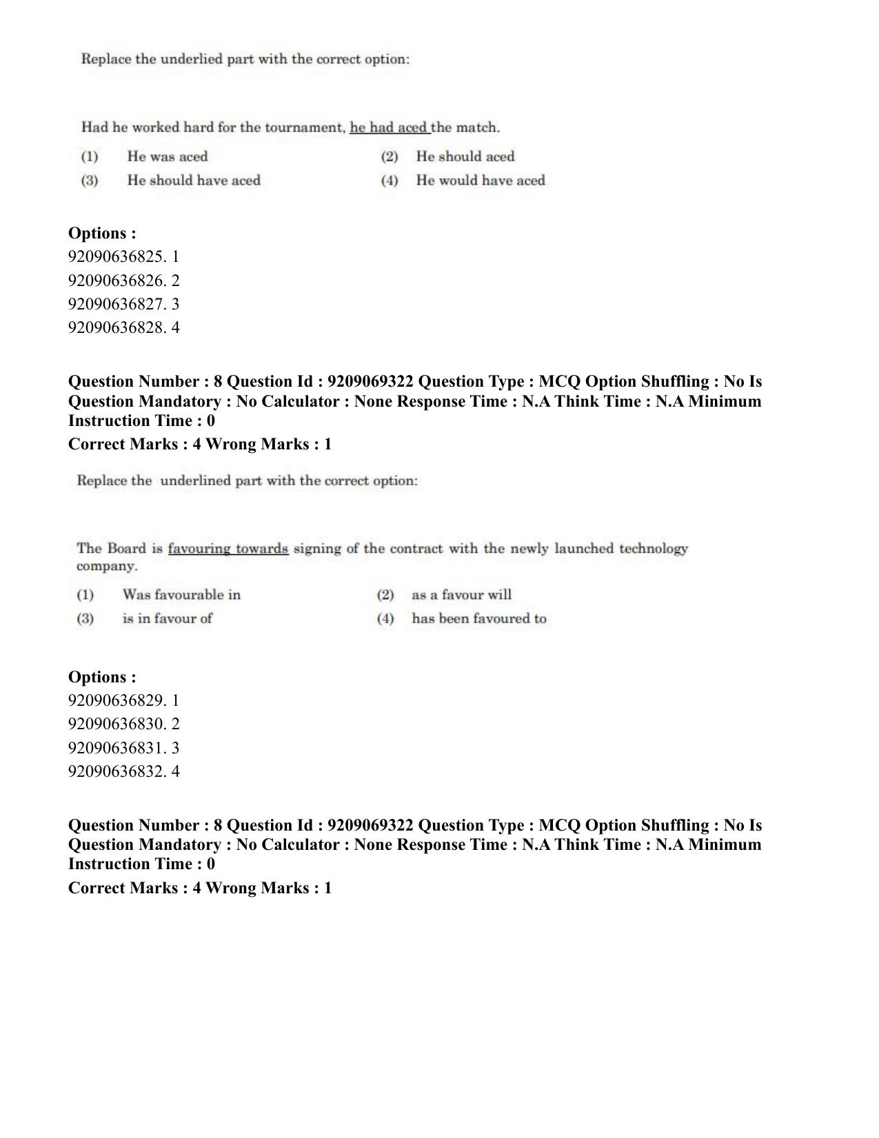 CUET PG 2023: COQP11 – General (Eng.)-Shift 3 (08-06-2023) Question Paper - Page 10
