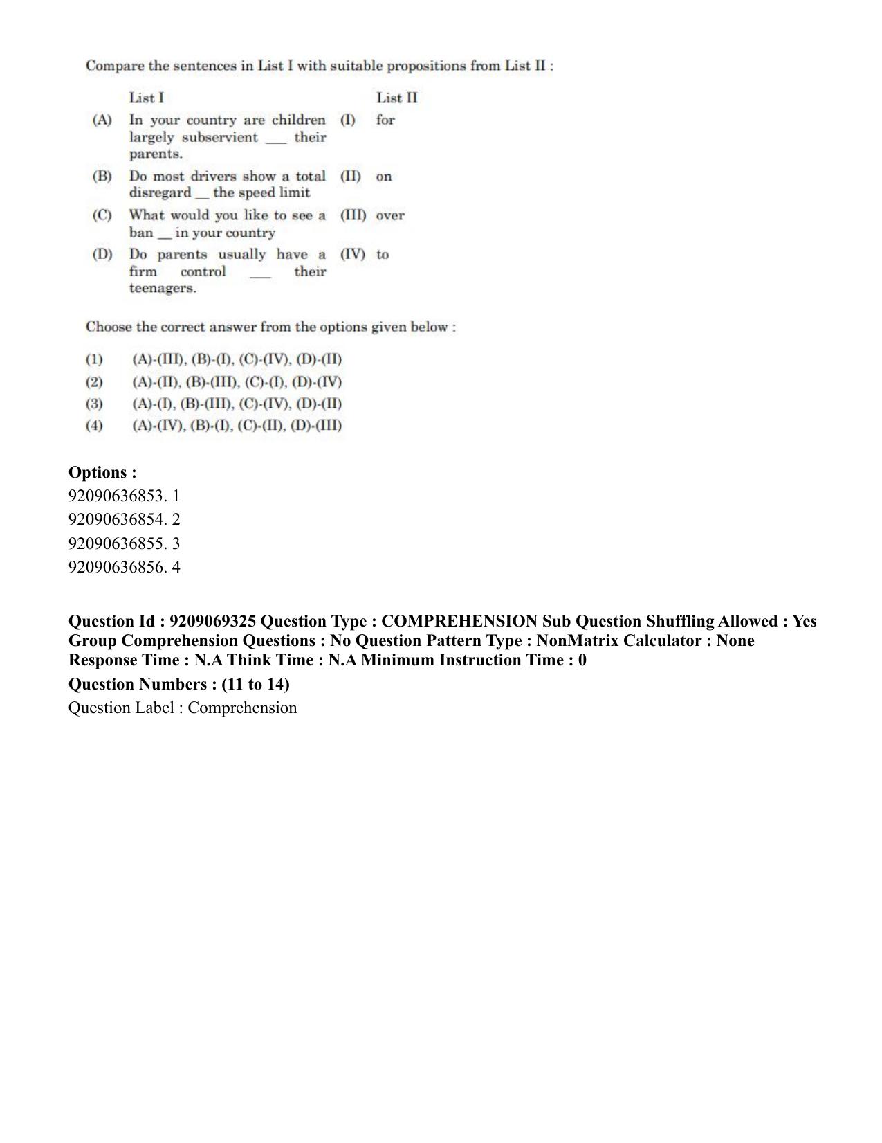 CUET PG 2023: COQP11 – General (Eng.)-Shift 3 (08-06-2023) Question Paper - Page 17