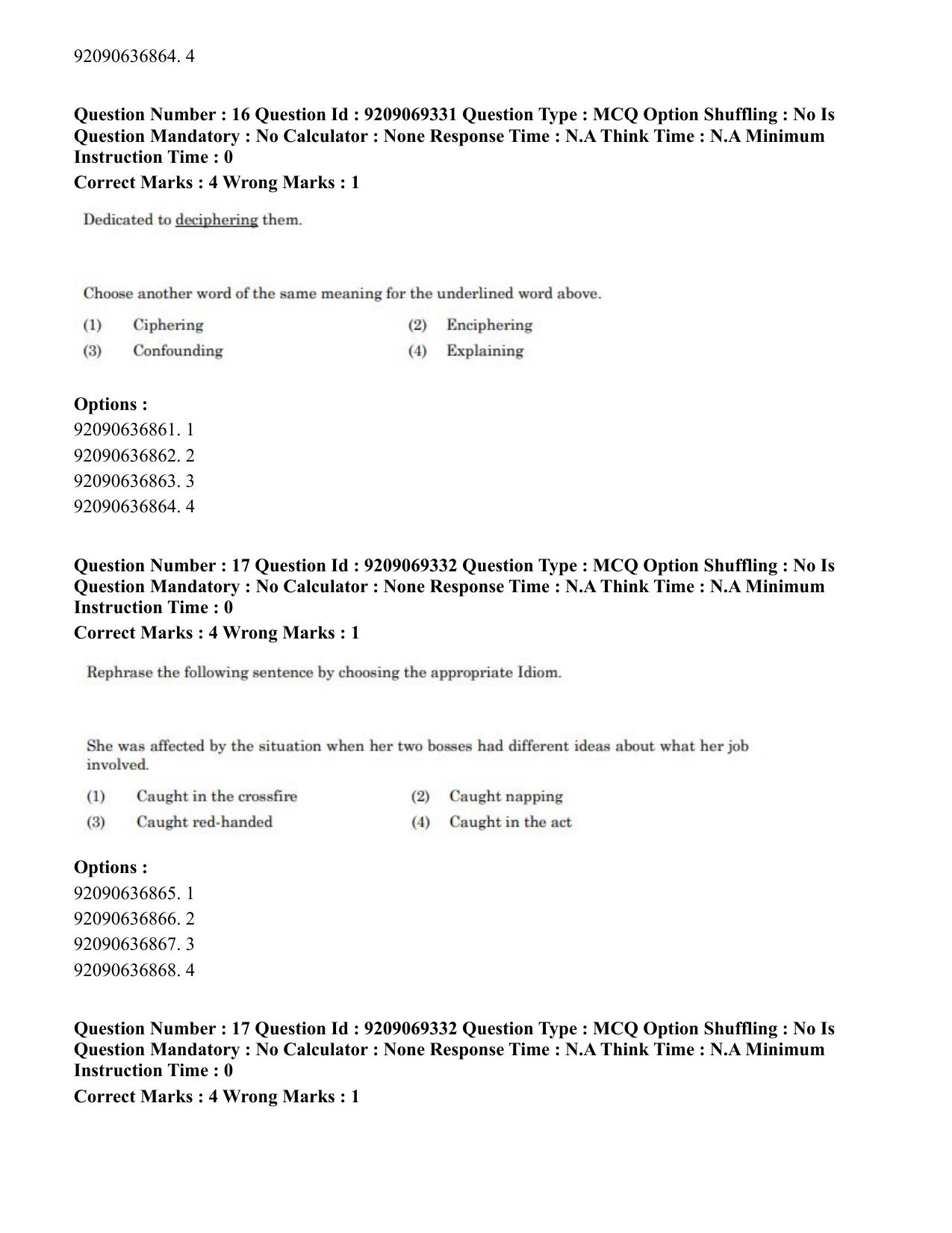 CUET PG 2023: COQP11 – General (Eng.)-Shift 3 (08-06-2023) Question Paper - Page 23