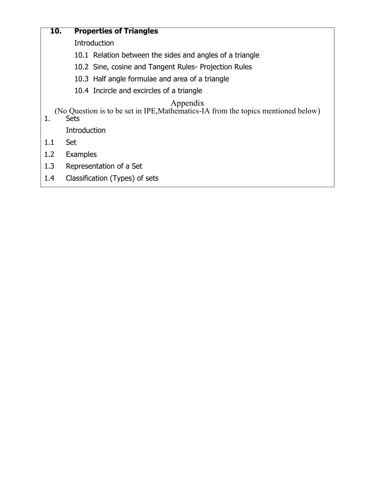AP Board (APBIE) Class 11 All Science Groups (Intermediate I Year) Syllabus - Page 3