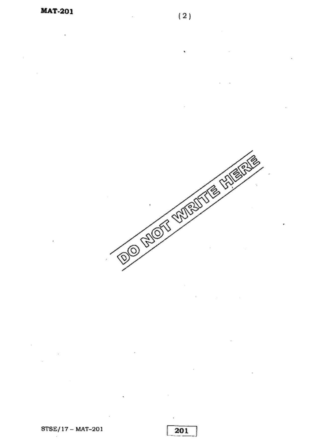 Rajasthan Board PDU-STSE Class 12 (Mental Ability Test) Question Papers 2017 - Page 2