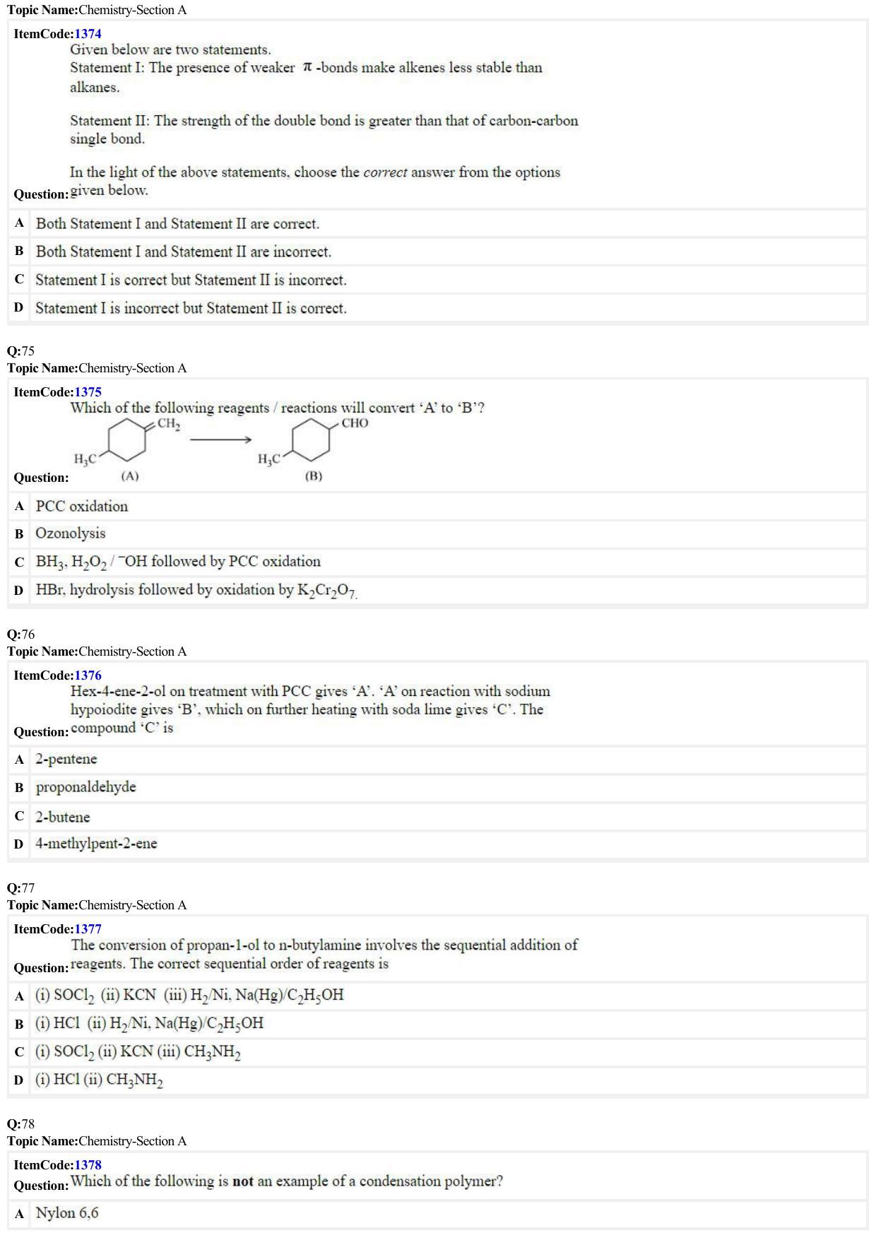 JEE Mains 2022: BTech English (Shift 2) 24-06-2022 Question Paper - Page 16