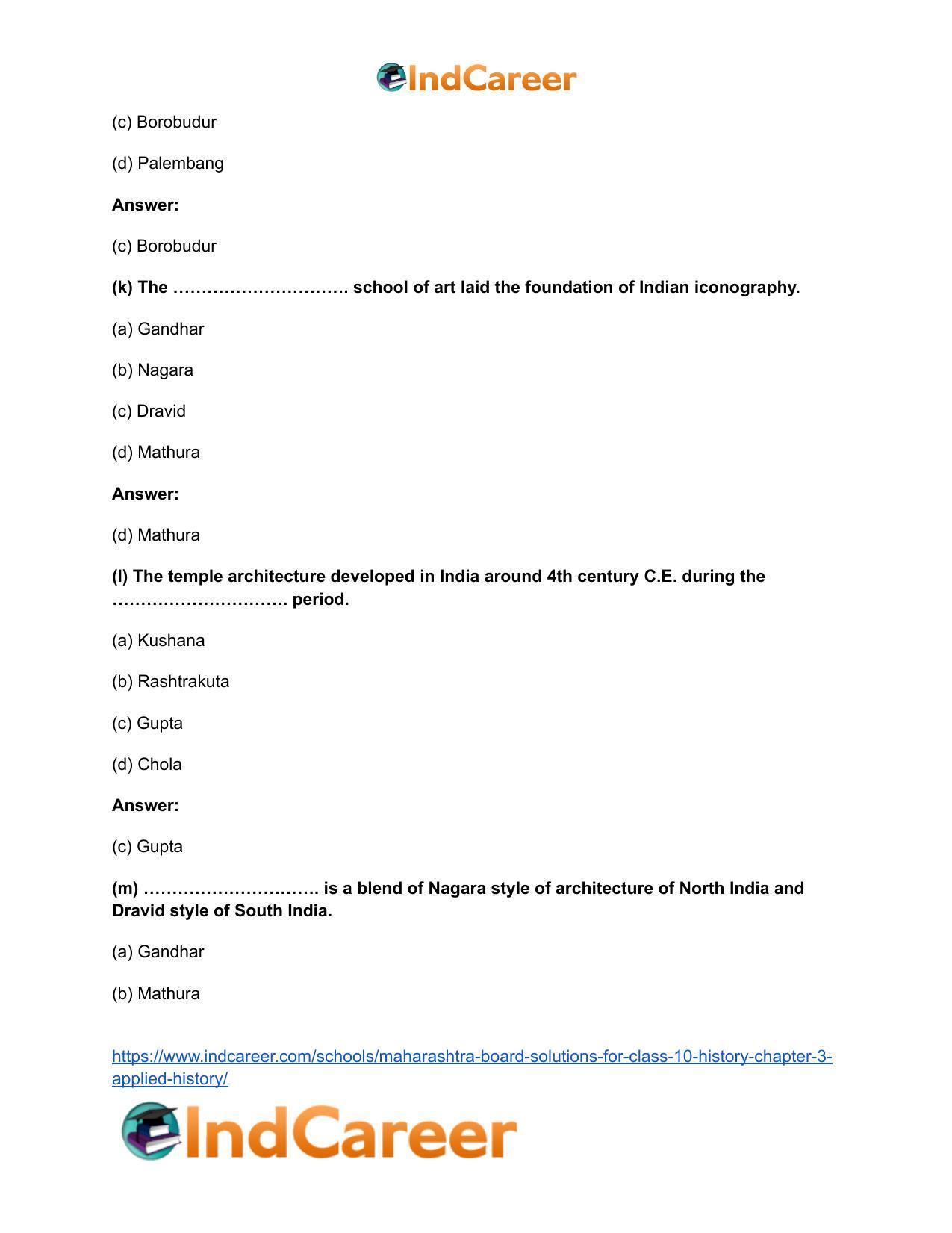 Maharashtra Board Solutions for Class 10- History: Chapter 4- History of Indian Arts - Page 14