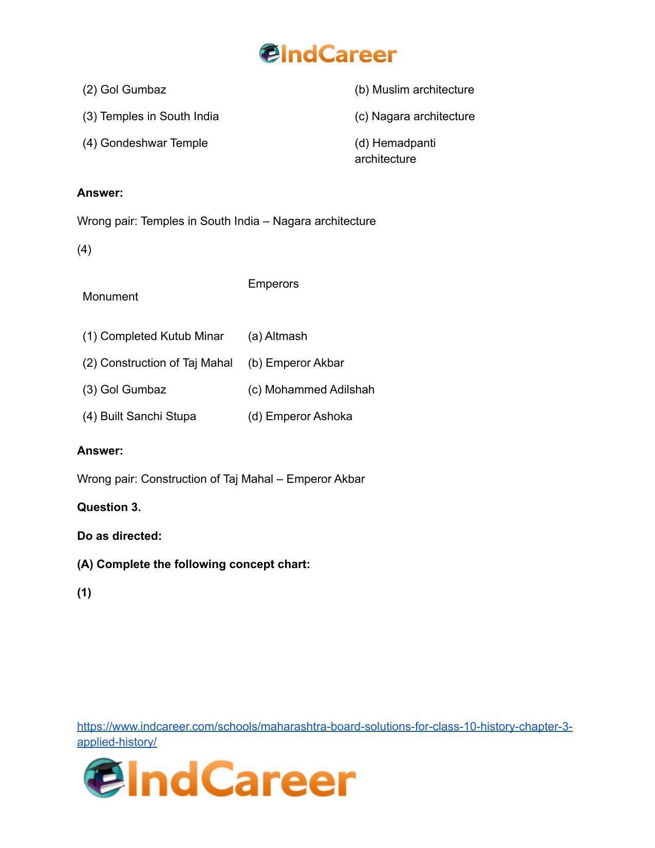 Maharashtra Board Solutions for Class 10- History: Chapter 4- History of Indian Arts - Page 18