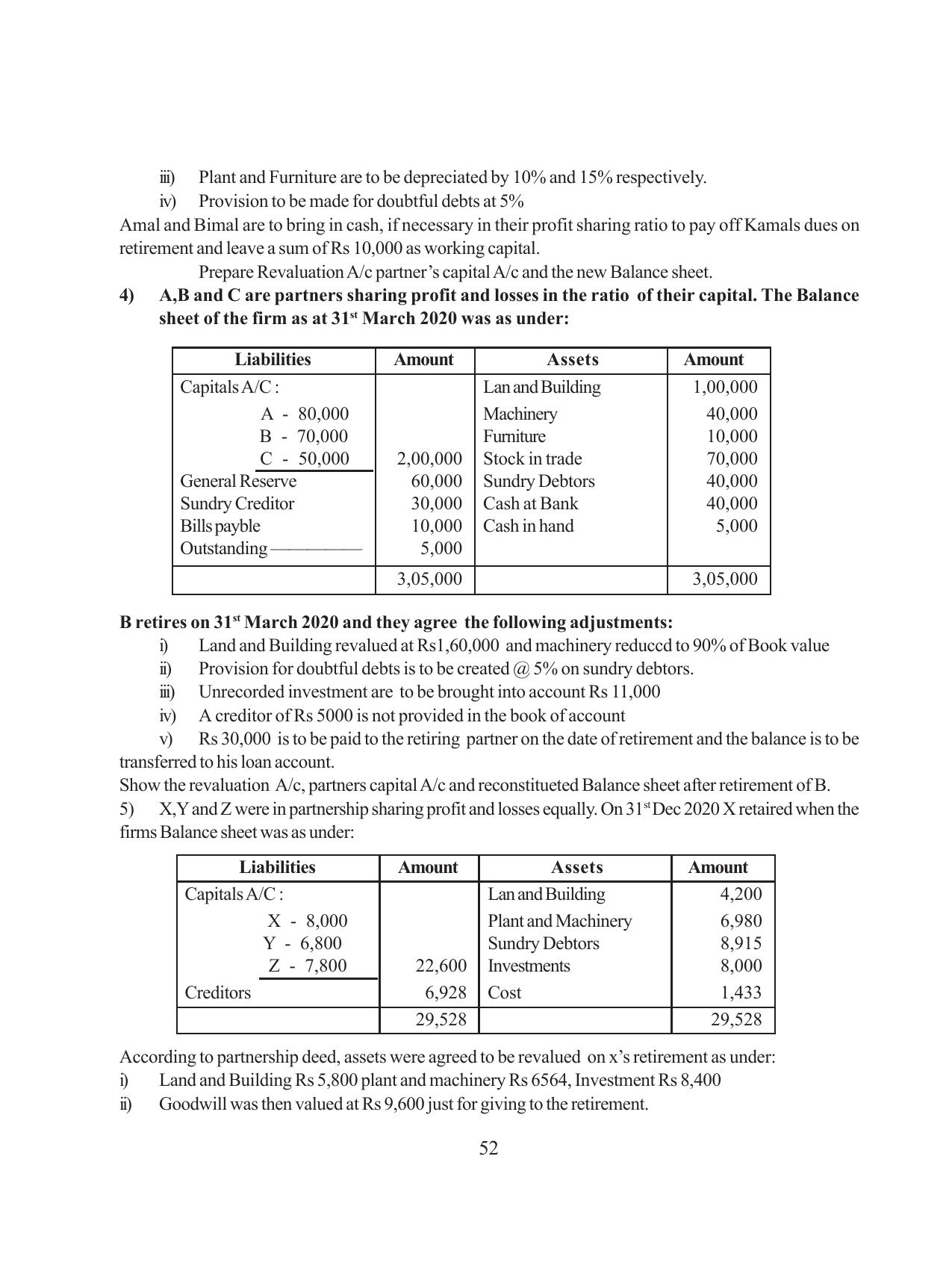 Tripura Board Class 12 Accountency Bengali Version Workbooks - Page 56