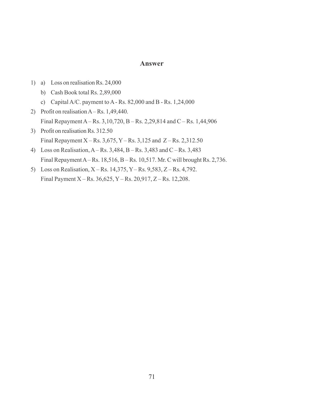 Tripura Board Class 12 Accountency Bengali Version Workbooks - Page 75