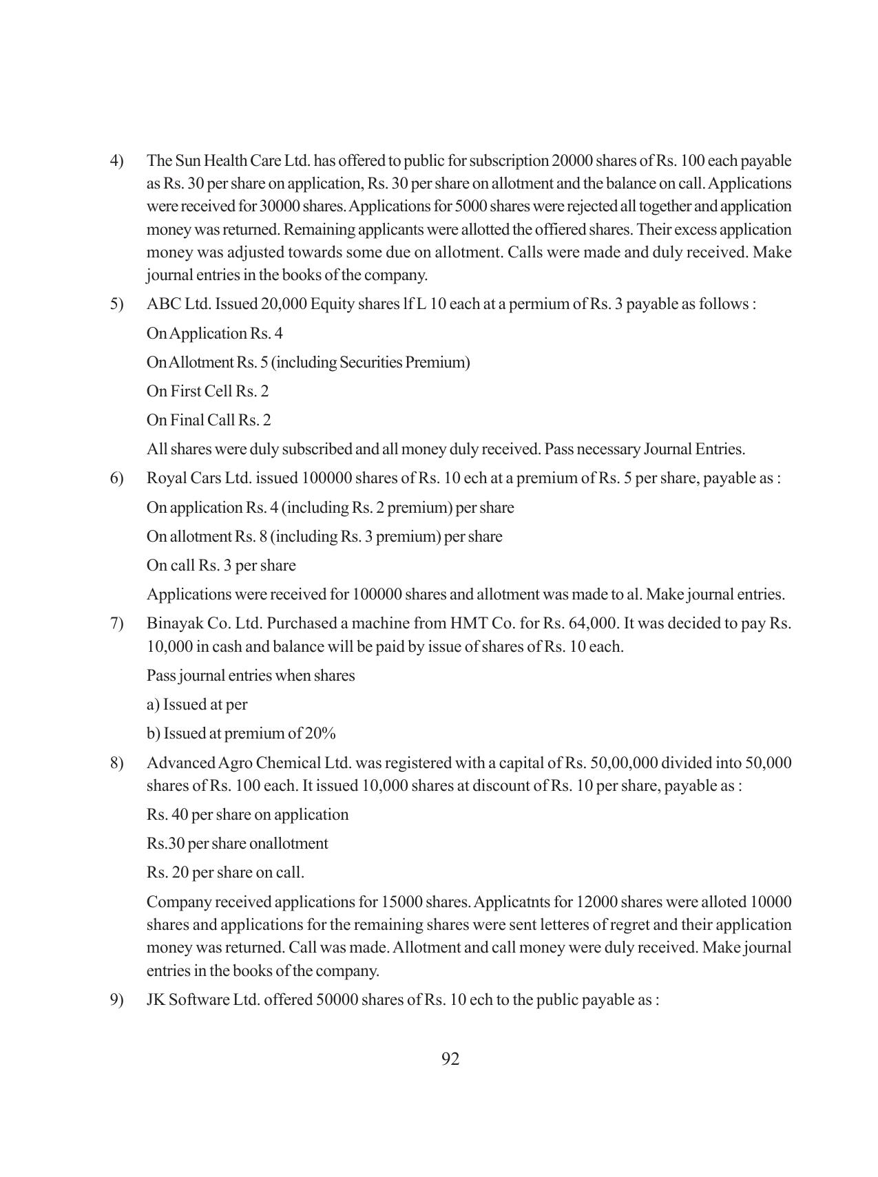 Tripura Board Class 12 Accountency Bengali Version Workbooks - Page 96