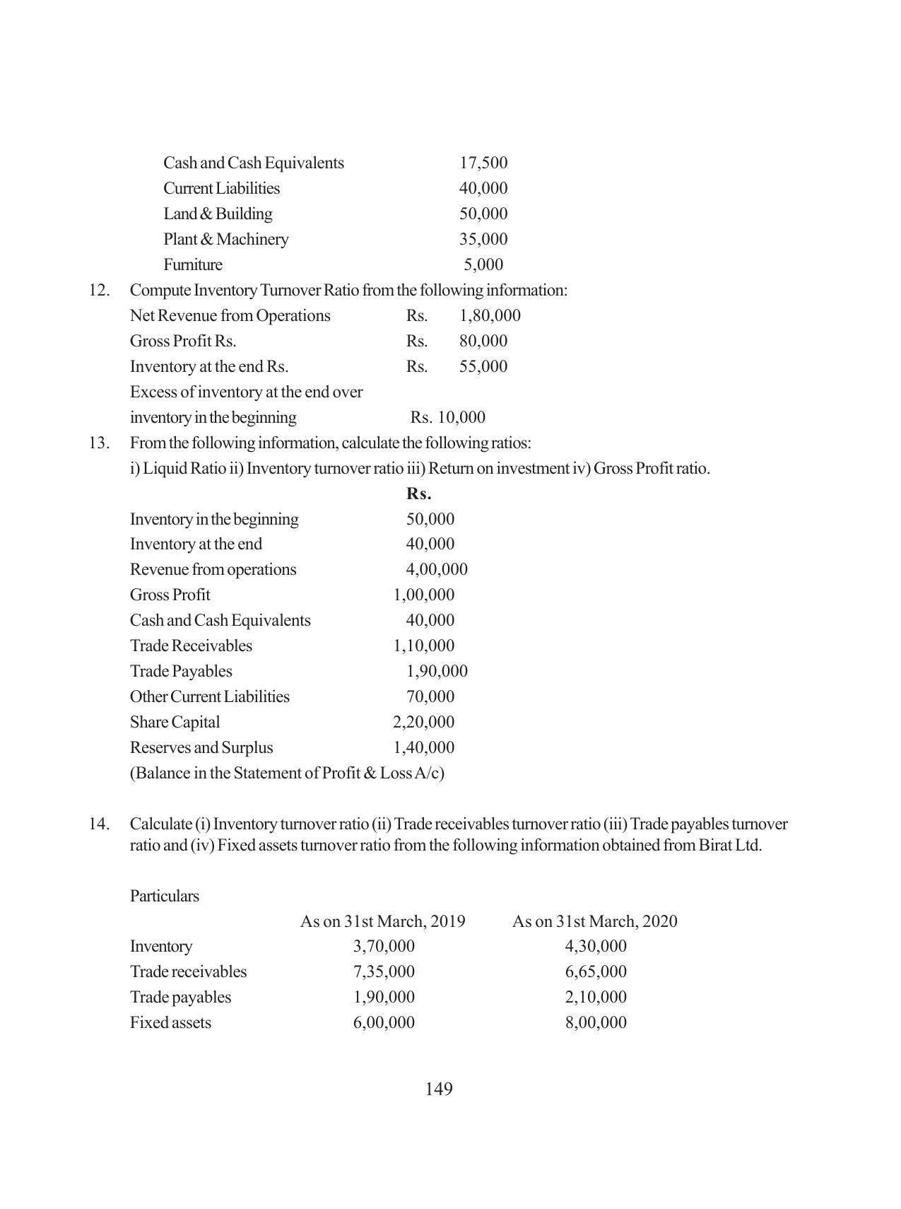 Tripura Board Class 12 Accountency Bengali Version Workbooks - Page 153