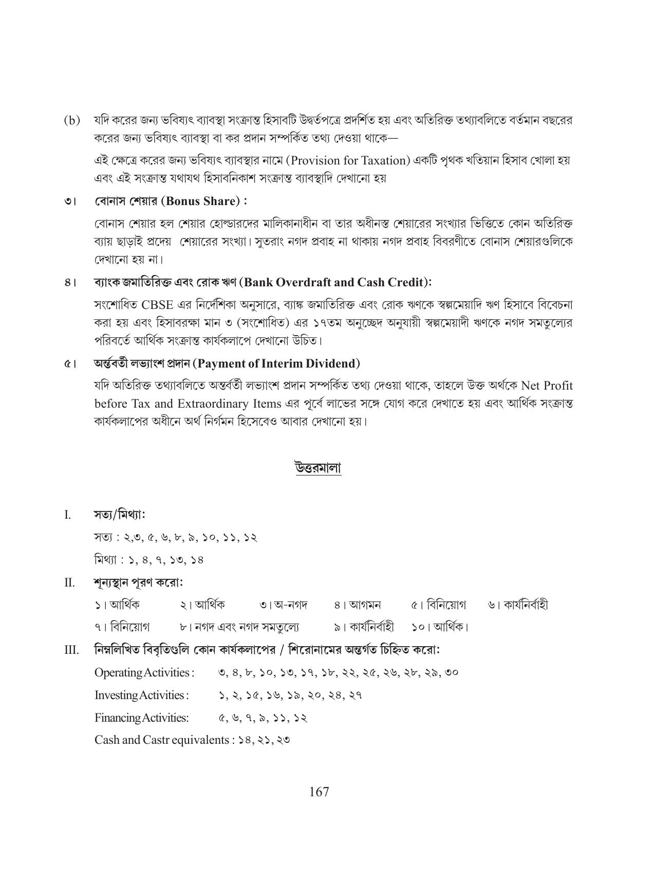 Tripura Board Class 12 Accountency Bengali Version Workbooks - Page 171
