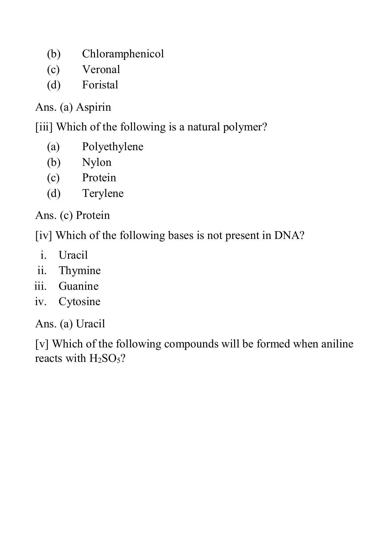West Bengal Board Class 12 Chemistry 2016 Question Paper - Page 2
