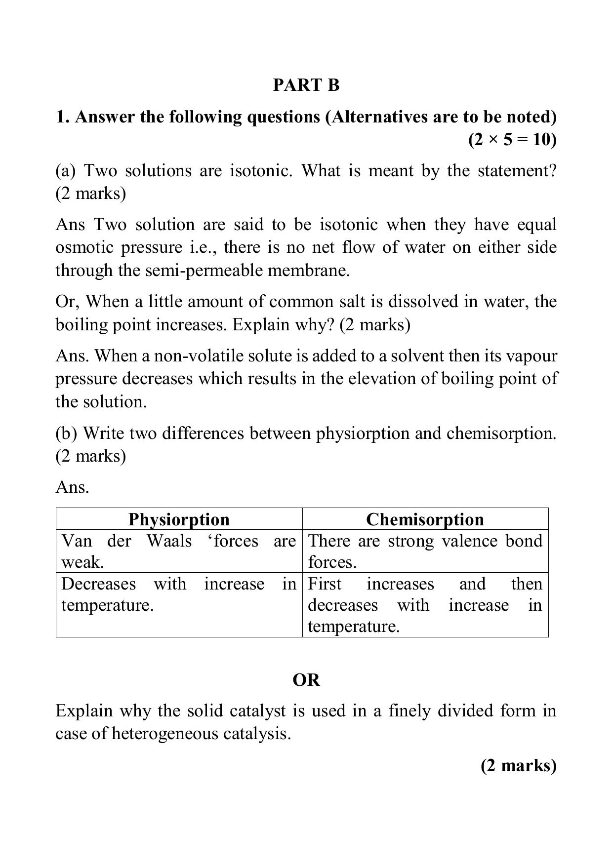 West Bengal Board Class 12 Chemistry 2016 Question Paper - Page 7