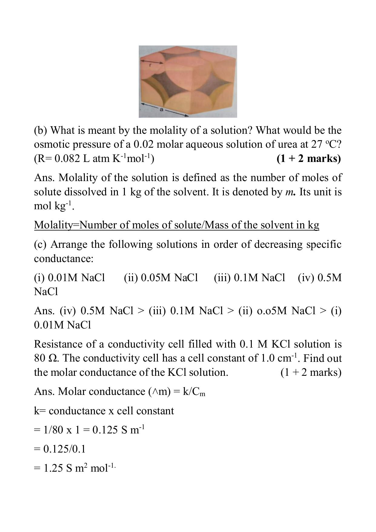 West Bengal Board Class 12 Chemistry 2016 Question Paper - Page 11