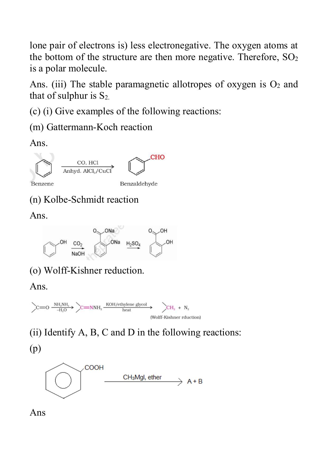 West Bengal Board Class 12 Chemistry 2016 Question Paper - Page 23