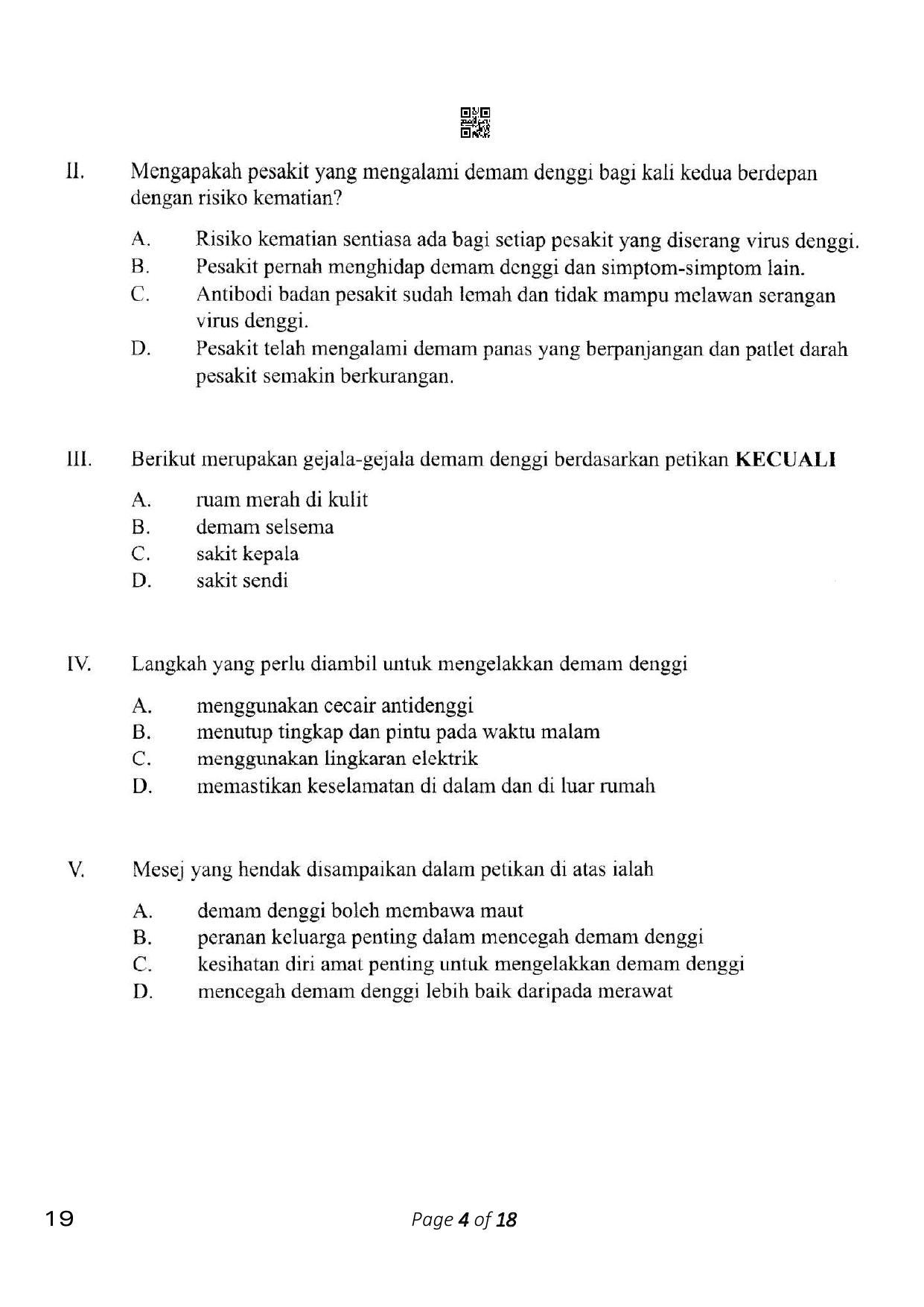 CBSE Class 10 19_Bahasa Melayu 2023 Question Paper - Page 4