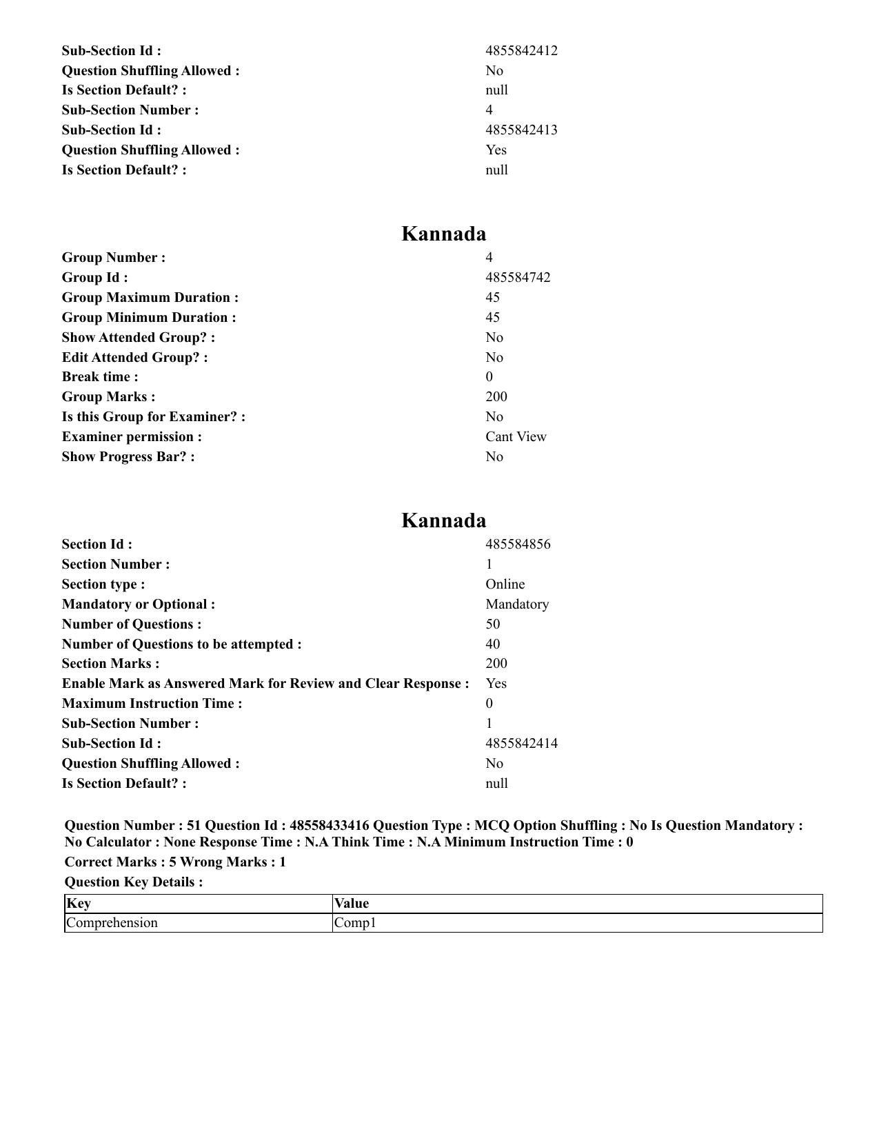 CUET 2023 English Kannada compressed Shift 1 Question Papers - 18 June 2023 - Page 35