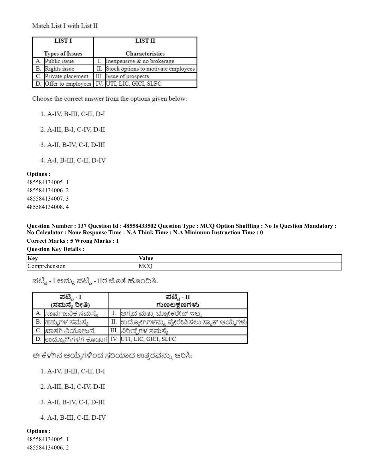 CUET 2023 English Kannada compressed Shift 1 Question Papers - 18 June 2023 - Page 108
