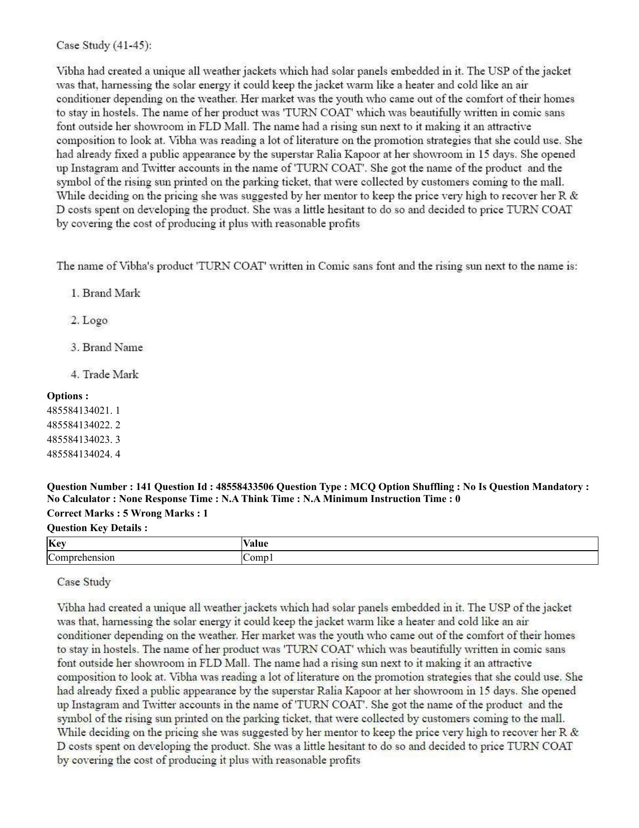 CUET 2023 English Kannada compressed Shift 1 Question Papers - 18 June 2023 - Page 112